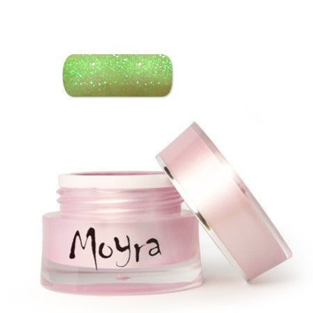 Moyra Color Gel Neon Glitter Green