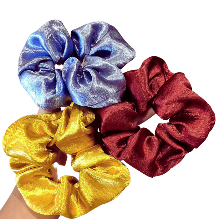 Metallic Sateng Scrunchie