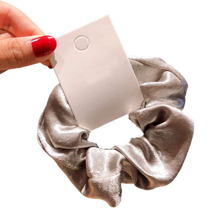 Metallic Sateng Scrunchie