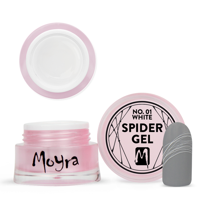 Moyra Spider Gel Hvit 01