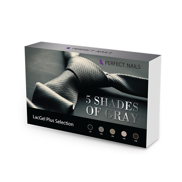 Perfect Nails - 5 Shades of Grey Kit