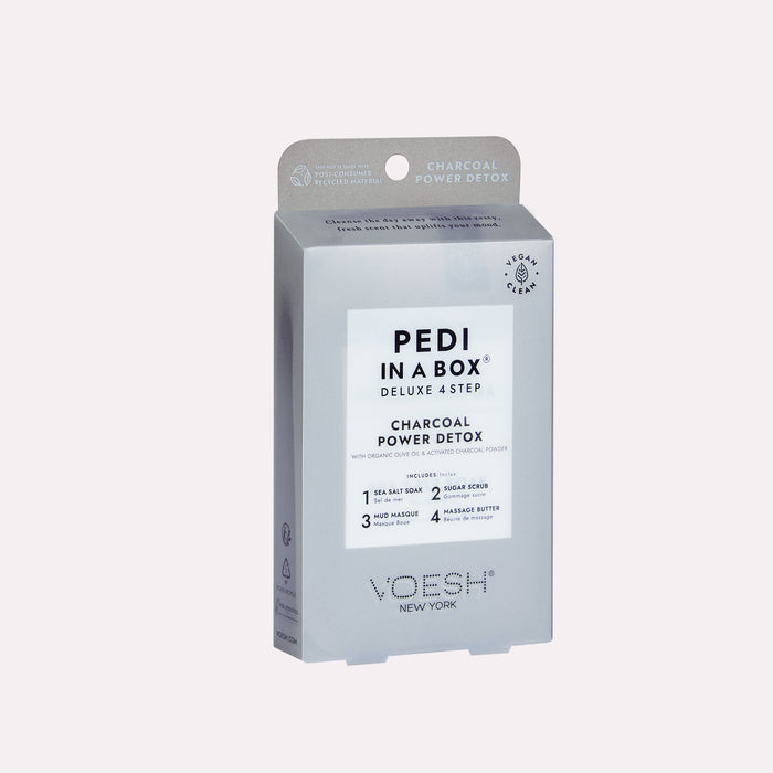 Voesh Pedi in a box - 4step Charcoal Power Detox