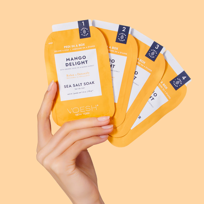 Voesh Pedi in a box - 4step Mango Delight